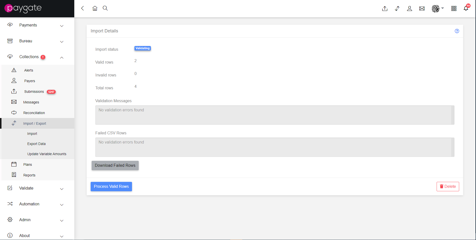 Import Details alt text
