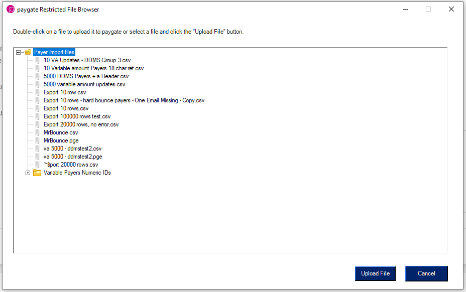 Restricted File Browser alt text