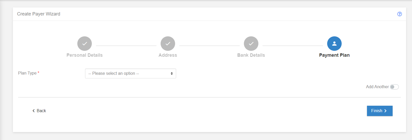 Initial Reconciliation Page alt text