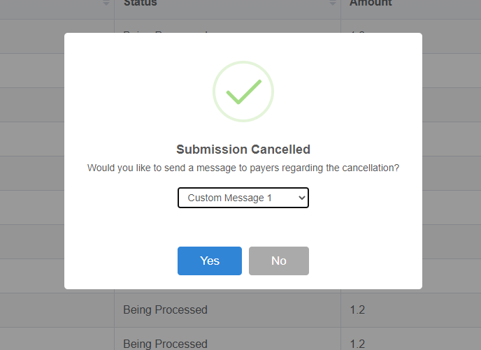Success Modal alt text