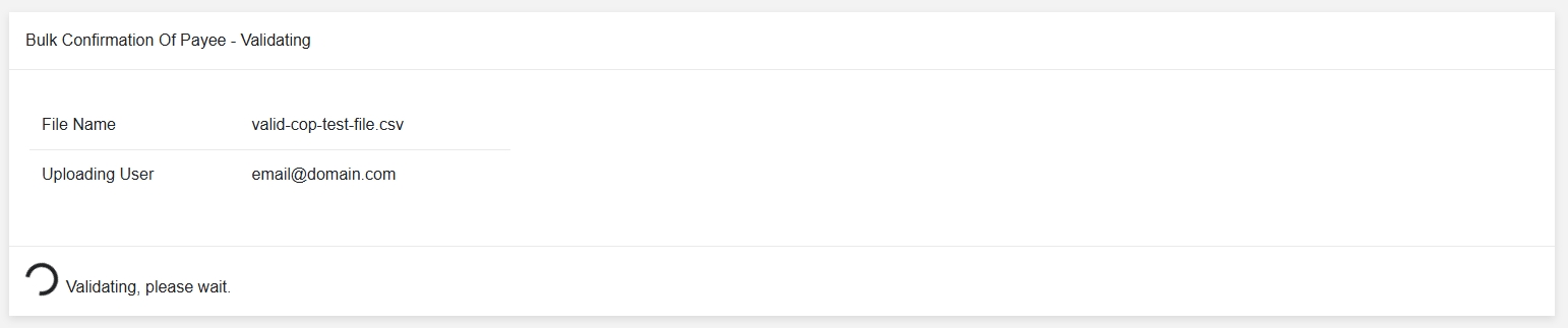 Validating