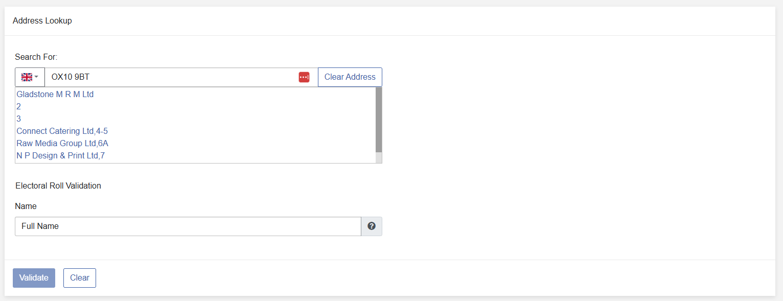 Address Lookup 3