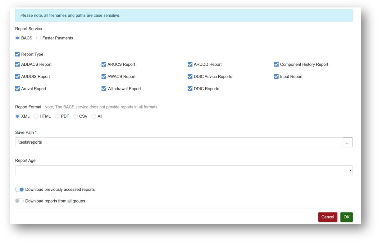 Reports Node